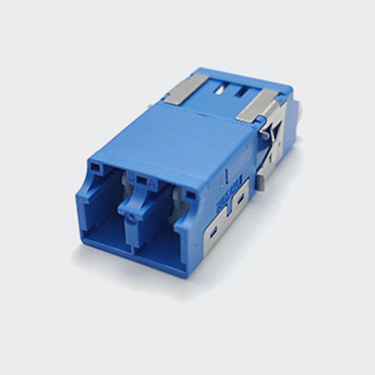 超薄LC雙聯內置蓋適配器(S彈片)